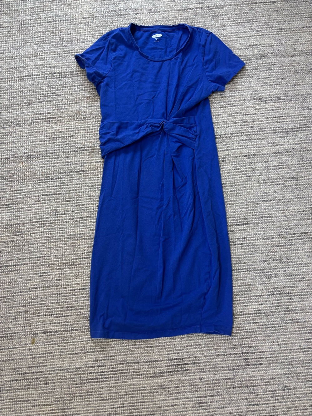Old Navy Women’s Maternity Knot-Front Short Sleeve Dress- Size Medium